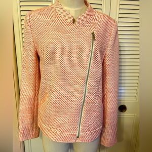 NWT Tweed Asymmetrical Zip Jacket Size Small